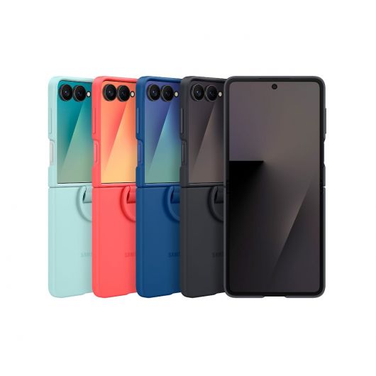 Samsung Funda Trasera de Silicona Negro / Samsung Z Flip7 6 Samsung Funda Trasera de Silicona Negro / Samsung Z Flip7