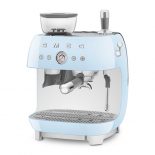 Smeg EGF03PBEU Cafetera Espresso Manual 2.4L 20bar con molinillo integrado Azul Pastel