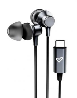 Energy Sistem Metallized Type C Auriculares con Cable Negros