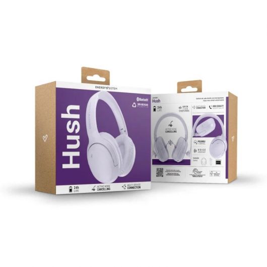 Energy Sistem Auriculares Hush Bluetooth ANC Lavanda 4 Energy Sistem Auriculares Hush Bluetooth ANC Lavanda
