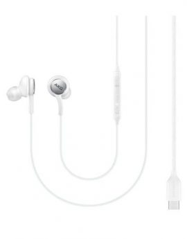Auriculares Intrauditivos Samsung EO-IC100/ con Micrófono/ USB-C/ Blancos