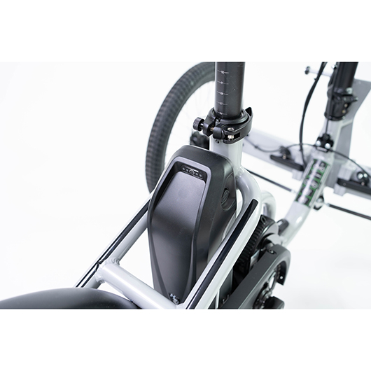 Etnnic Folding 2.0 Triciclo eléctrico adultos Plegable Cuadro aluminio Motor central 250W Gris
