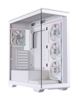 Einarex Prisma S700 RGB Caja ATX Semitorre Blanco