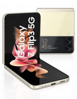 Smartphone Samsung Galaxy Z Flip3 5G 6.7' SIM única 8/256GB 3300 mAh Crema de color