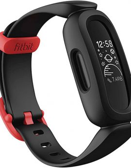 Fitbit Ace 3 Pulsera de Actividad Infantil Black/Racer Red