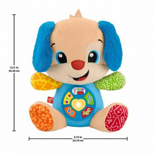 Peluche Musical Fisher-Price Perrito Rie y Aprende 2 Peluche Musical Fisher-Price Perrito Rie y Aprende