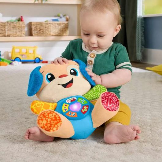 Peluche Musical Fisher-Price Perrito Rie y Aprende 5 Peluche Musical Fisher-Price Perrito Rie y Aprende