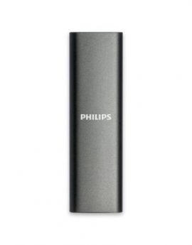 Disco M.2 Externo Philips 2TB Usb-c/usb3.0 540mb Ultra Slim Gris