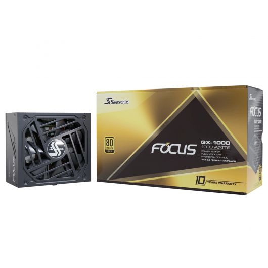 Seasonic Focus GX ATX 3 Seasonic Focus GX ATX 3.0 Fuente de alimentación 1000W 80 Plus Gold 20+4 pin ATX Negro