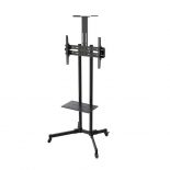 TooQ FS1470M-B Soporte de Suelo Con Ruedas Monitor/TV 37-70'' VESA 600x400 Max 50kg