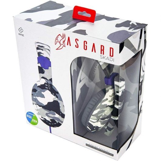 Auriculares Gaming con Micrófono FR-TEC Asgard SKADI/ Jack 3.5/ Purpura