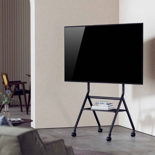 Soporte de Suelo con Ruedas Aisens FT86FE-329 para TV de 37-86'/ hasta 80kg 3 Soporte de Suelo con Ruedas Aisens FT86FE-329 para TV de 37-86'/ hasta 80kg