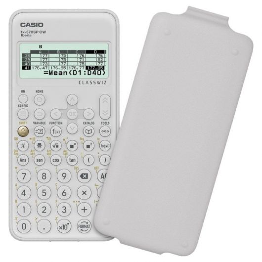 Calculadora Científica Casio ClassWiz FX-570 SP CW/ Blanca 2 Calculadora Científica Casio ClassWiz FX-570 SP CW/ Blanca
