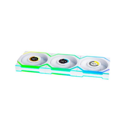 Lian-Li UNI FAN SL Wireless 120 Pack Triple Ventilador Suplementario 120mm ARGB Blanco 2 Lian-Li UNI FAN SL Wireless 120 Pack Triple Ventilador Suplementario 120mm ARGB Blanco