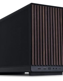 Lian-Li X Dan A3 Wood Micro-ATX Negro/Madera Frontal Soporte 360mm