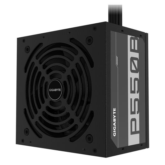 Gigabyte P550B unidad de fuente de alimentación 550 W 20+4 pin ATX Negro