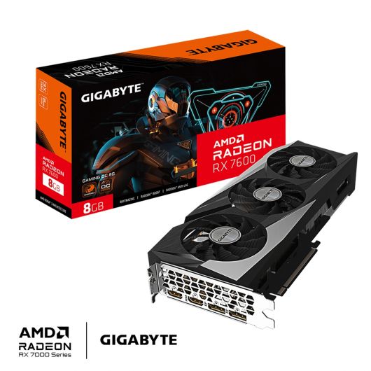 GIGABYTE GAMING Radeon RX 7600 OC 8G AMD 8GB GDDR6 2 GIGABYTE GAMING Radeon RX 7600 OC 8G AMD 8GB GDDR6