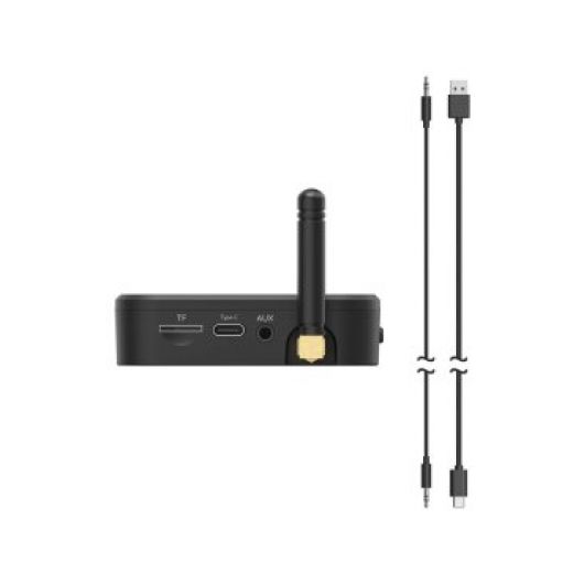 Transmisor de Audio HAMA Link.it Solo Inalámbrico Bluetooth 5 Transmisor de Audio HAMA Link.it Solo Inalámbrico Bluetooth 5.3 50m USB-C MicroSD