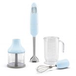 Smeg HBF03PBEU Batidora de mano con accesorios 700W Azul Pastel