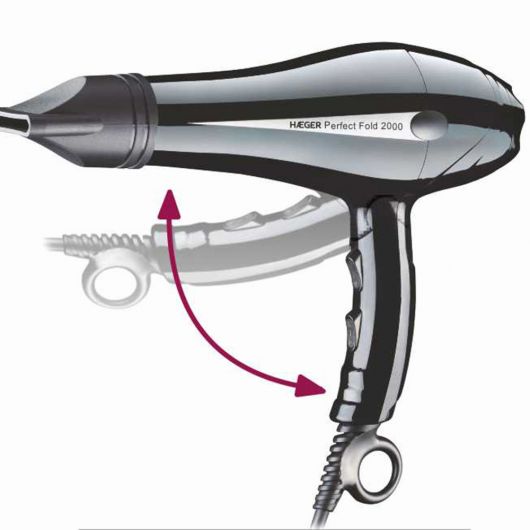Haeger Perfect Fold Secador de Pelo 2000W Negro 4 Haeger Perfect Fold Secador de Pelo 2000W Negro