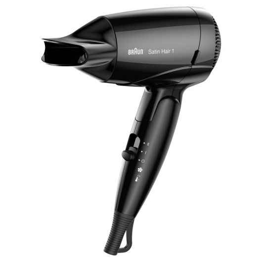 Braun HD130 Style&Go Secador de Pelo de Viaje 1200W Negro