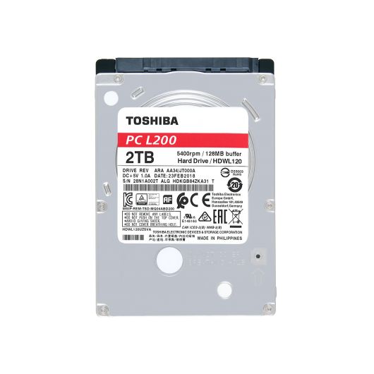 Toshiba L200 2.5' 2TB Sata3