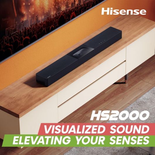 Hisense HS2000 Barra de Sonido 2 Hisense HS2000 Barra de Sonido 2.1 Dolby Digital Plus 240W Negra