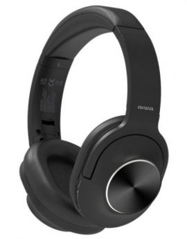 Auriculares Inalámbricos Aiwa HST-220BT/BK/ con Micrófono/ Bluetooth/ Negros