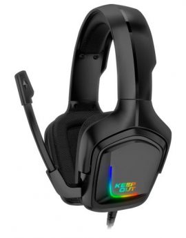 Keep Out HX601 RGB Auriculares Gaming Negros
