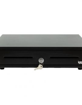 iggual IRON-50 Cajón Portamonedas 42cm 5+8 Negro