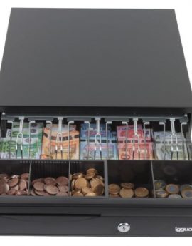 iggual IRON-30 Cajón Portamonedas 42cm 5+5 Negro