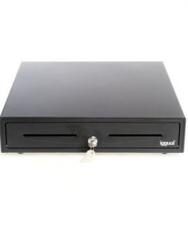 iggual IRON-70 Cajón Portamonedas 44.5cm 5+8 Negro