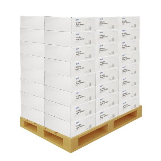 iggual Palet 2400 rollos papel térmico sin BPA 80x80mm 2 iggual Palet 2400 rollos papel térmico sin BPA 80x80mm