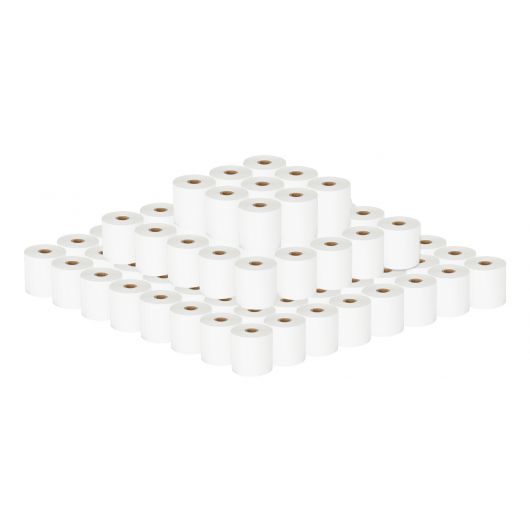iggual Pack 100 rollos papel térmico sin BPA 57x57mm