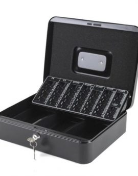 iggual IRON-TINY Caja efectivo 3+8 30x24x9 cm Negro