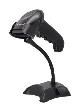 iggual L2DUSB-G-AX Lector código barras 2D USB gatillo soporte Negro