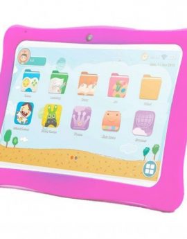 Tablet infantil Innjoo K102 blanca con marco protector rosa - 1GB /16GB 10’' - android 8.1 go - bat 4000mah