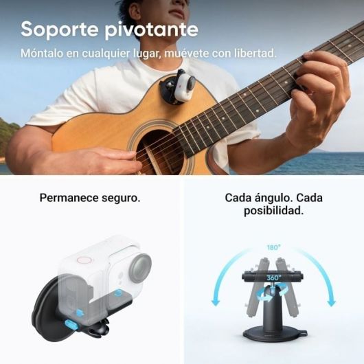 Cámara Digital Deportiva Insta360 GO Ultra Pack Creador/ 4K/ Ángulo de visión 360º/ Negra 5 Cámara Digital Deportiva Insta360 GO Ultra Pack Creador/ 4K/ Ángulo de visión 360º/ Negra