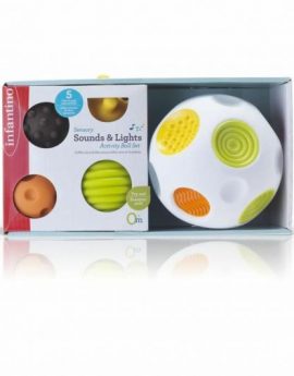 Infantino Sensory Sounds & Lights Pelota sensorial musical + 0 meses