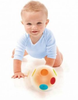 Infantino Rainbow Ball Pelota sensorial musical + 9 meses