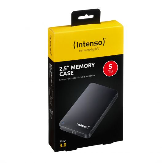 Intenso 2 Intenso 2.5' Memory Case disco duro externo 5TB Negro