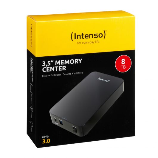 Intenso Memory Center disco duro externo 8TB Negro 3 Intenso Memory Center disco duro externo 8TB Negro