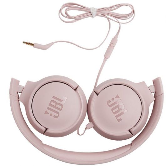 Auriculares JBL Tune 500/ con Micrófono/ Jack 3 Auriculares JBL Tune 500/ con Micrófono/ Jack 3.5/ Rosas