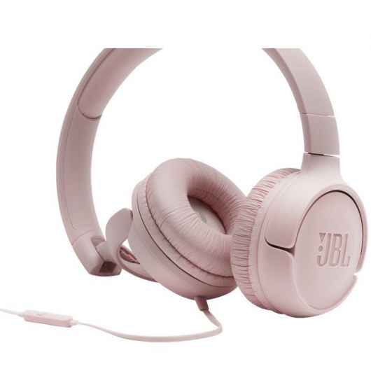 Auriculares JBL Tune 500/ con Micrófono/ Jack 3 Auriculares JBL Tune 500/ con Micrófono/ Jack 3.5/ Rosas