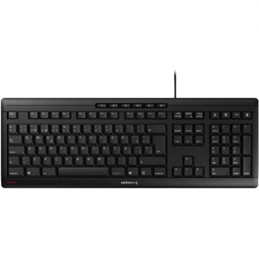 Cherry Stream Teclado USB Negro