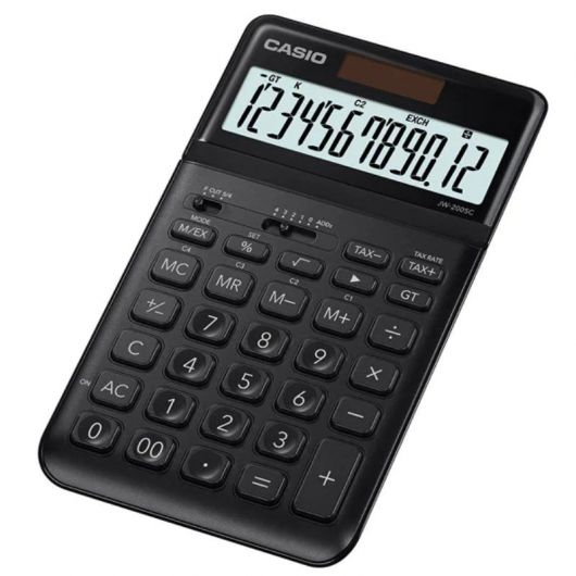 Calculadora Casio My Style JW-200SC-BK/ Negra