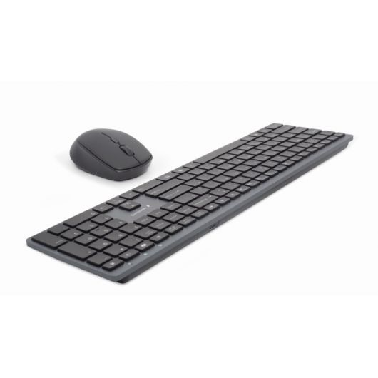 Combo Teclado Raton Gembird Business Slim Retroiluminado Inalambrico Portugués Negro 2 Combo Teclado Raton Gembird Business Slim Retroiluminado Inalambrico Portugués Negro