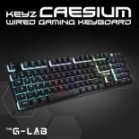 The G-lab Keyz Caesium Teclado Gaming TKL Membrana