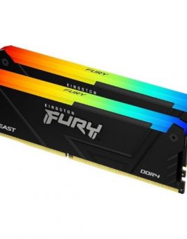 Memoria RAM Kingston FURY Beast RGB 2 x 16GB/ DDR4/ 3200MHz/ 1.35V/ CL16/ DIMM