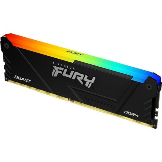 Memoria RAM Kingston FURY Beast RGB 16GB/ DDR4/ 3200MHz/ 1.35V/ CL16/ DIMM - KF432C16BB2A/16
